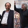 Antonio Ingroia (Civil Revolution-Ingroia List) and Beppe Grillo (Movimento 5 Stelle) 