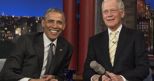 Barack Obama ultimo ospite del Letterman Show (Afp) (AFP)