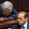 Manovra da 47 miliardi: 1,8 quest'anno. Nella foto il ministro dell'Economia, Giulio Tremonti (a sinistra) con il premier Silvio Berlusconi alla Camera (Ansa) 