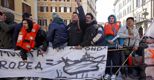 Tensioni per la protesta dei pescatori alla Camera 