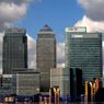 Jp Morgan punta al grattacielo (vuoto) che fu di Lehman Brothers. Ecco le sedi delle 20 più grandi banche al mondo. Nella foto una veduta generale di Canary Wharf, il quartiere finanziario di Londra (Ansa) 