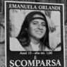 Una foto d'archivio del manifesto che raffigura Emanuela Orlandi (Foto Ansa) 