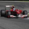 La Ferrari di Alonso in pole davanti a Button e Massa per il Gran Premio di Monza (Afp) 