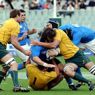 Un'immagine della partita Italia Australia - AFP 