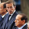 Fini sfida Berlusconi: sì all'immunità ma con la maggioranza dei due terz i (Olycom)i 