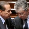 Berlusconi con Bossi (Olycom) 
