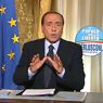 Un fotogramma del videomessaggio di Silvio Berlusconi (Ansa) 