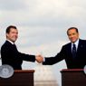Berlusconi con Medvedev: siamo il quarto partner della Russia, puntiamo al terzo posto.  