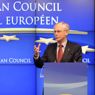 Van Rompuy e Barroso alla conferenza stampa dopo il raduno dell'Unione europea (AFP) 