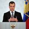 Medvedev: depressione globale pu durare anni, in Russia serve sviluppo democratico ma non caos (Afp) 