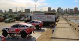 Preparativi per il rally a Mar del Plata (AP) 