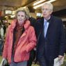 Mario Monti con la moglie (LaPresse) 