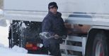 Nevicate in attenuazione sulle autostrade. Ma le citt� sono ancora sotto la morsa del gelo (Ansa) 