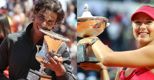 Rafael Nadal e Maria Sharapova con la coppa vinta nel 2012 