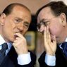 Silvio Berlusconi e Paolo Bonaiuti (Ansa) (ANSA )
