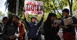 Manifestazione in favore dei 43 studenti scomparsi in Messico (Reuters) 