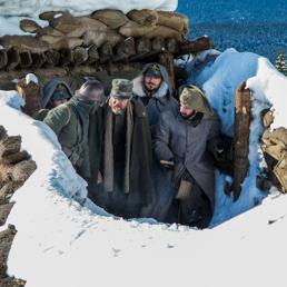 Una scena del film “Torneranno i prati”