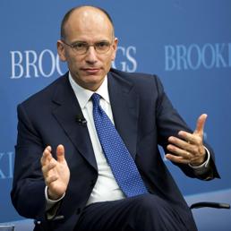 Enrico Letta al Brookings Institution (Reuters)