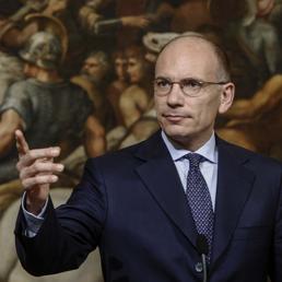 Il premier Enrico Letta durante l'incontro con il corrispettivo greco, Antonis Samaras (ItalyPhotoPress)