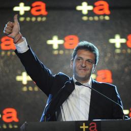 Sergio Massa, 41 anni (Epa)
