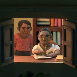 Nela foto una scena de «L'image manquante» del cambogiano Rithy Panh