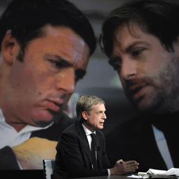Cuperlo, Renzi , Civati (Ansa)