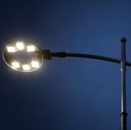 Enel, sulle strade pi lampioni a LED (Fotogramma)