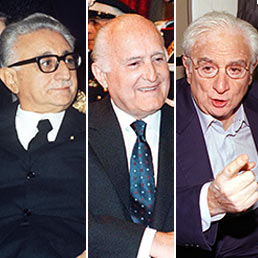 Giovanni Leone, Oscar Luigi Scalfaro, Francesco Cossiga