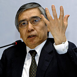 Haruhiko Kuroda presidente della Bank of Japan