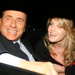 Silvio e Barbara Berlusconi (Ansa)