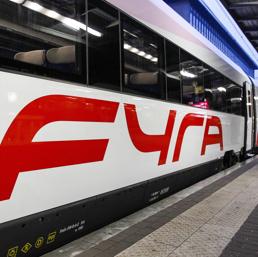 I treni ad alta velocit Fyra V250 prodotti da Ansaldo-Breda (Ansa)