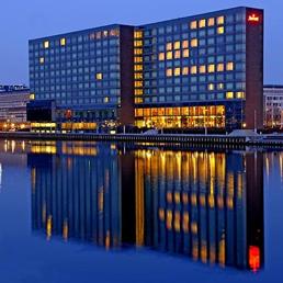 Il Marriot Hotel di Copenaghen dove è prevista la riunione di Bilderberg