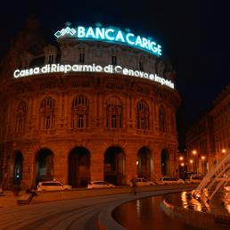 La sede di Banca Carige a Genova (Imagoeconomica)