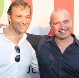 Matteo Richetti e e Stefano Bonaccini (Ansa)