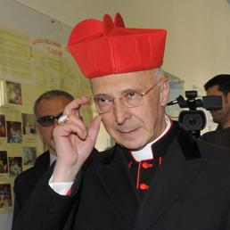 Il cardinale Angelo Bagnasco (Ansa)