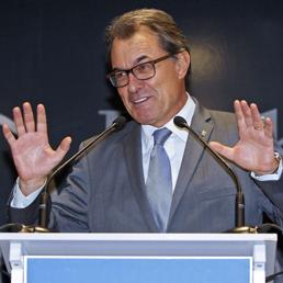 Il presidente della Catalogna Artur Mas (Epa)