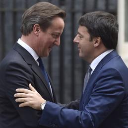 David Cameron e Matteo Renzi (Reuters)