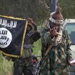 Fotogramma tratto da un video divulgato dal gruppo estremista islamico nigeriano Boko Haram (Afp)