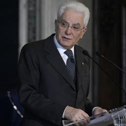 Il presidente della Repubblica Sergio Mattarella