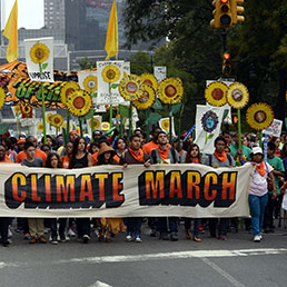 Manifestazione di domenica scorsa a New York
