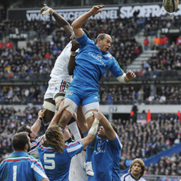 Il capitano Sergio Parisse (Afp)