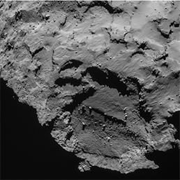 Un'immagine del sito primario di discesa di Philae sulla cometa 67P/C-G. (Fonte: ESA/Rosetta/NAVCAM)