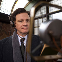 Nella foto l'attore Colin Firth nel film "Il discorso del re" (2010) di Tom Hooper (AFP Photo)