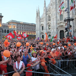 MIlano in festa per l'elezione di Pisapia sindaco