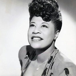 La cantante statunitense, Ella Jane Fitzgerald