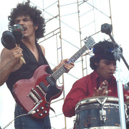Carlos Santana dal vivo a Woodstock