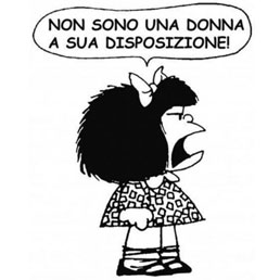 Mafalda in un disegno di Quino