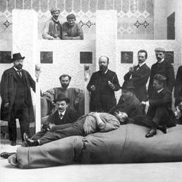 Gli esponenti della Secessione alla mostra di Beethoven nel 1902