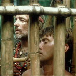 Dennis Hopper (a sinistra) e Martin Sheen in "Apocalypse Now" (AFP Photo)
