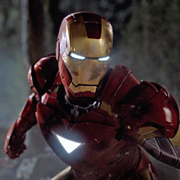 Ci aspetta un futuro di superatleti artificiali? Nella foto il supereroe Iron Man in una scena del film "The Avengers" (AFP Photo)